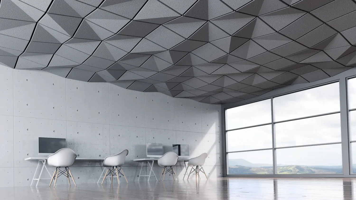Acoustic Tile Ceilings (T-Grid)